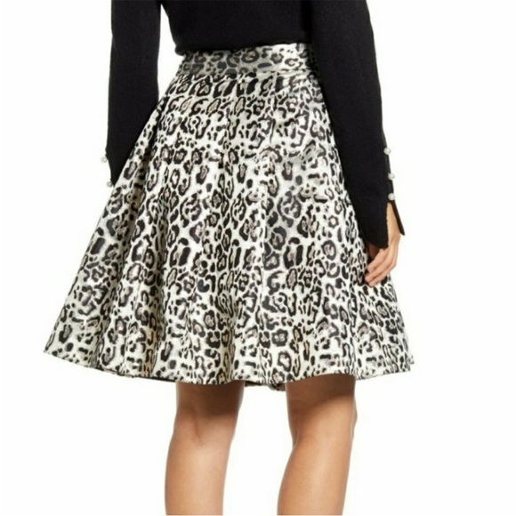 NWOT Rachel Parcell Holiday Collection Jacquard Skirt - Picture 3 of 7